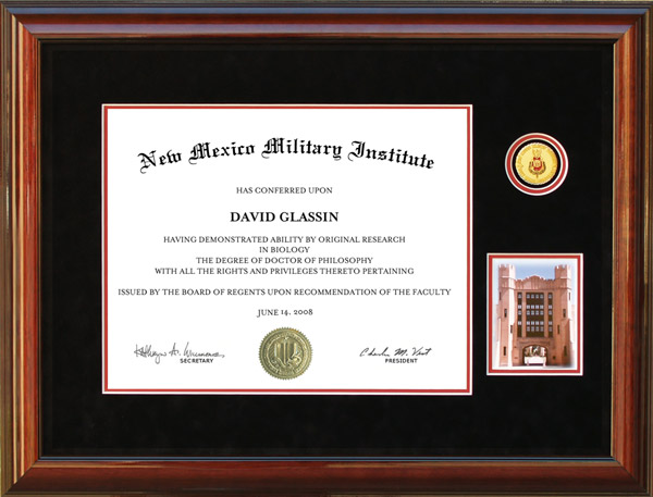 NMMI Frame with Custom Minted Medallion: Wordyisms