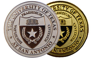 UTSA Diploma Frame with Custom Minted Medallion: Wordyisms