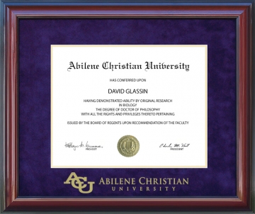 Abilene Christian University Diploma Frame