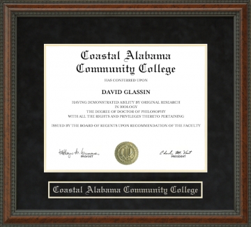 Coastal Alabama Community College Diploma Frame