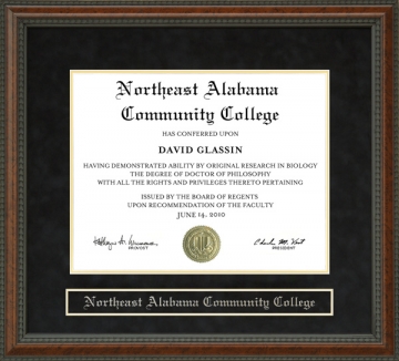 Northeast Alabama Community College (NACC) Diploma Frame