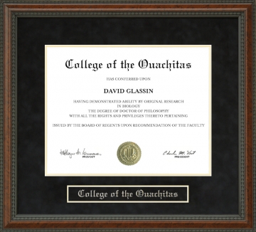 College of the Ouachitas Diploma Frame