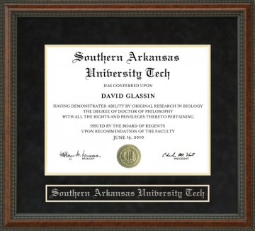 Southern Arkansas University Tech (SAU Tech) Diploma Frame