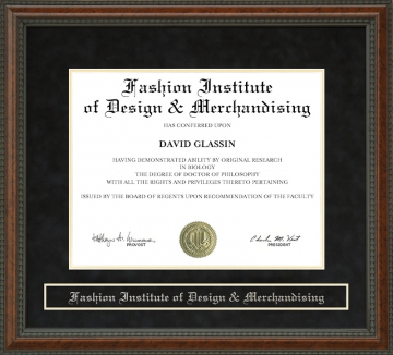 Fashion Institute of Design & Merchandising Diploma Frame