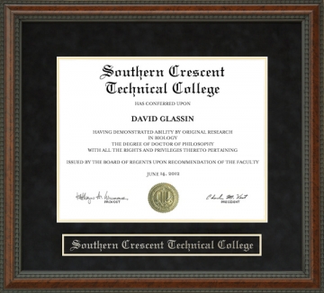 Southern Crescent Technical College Diploma Frame