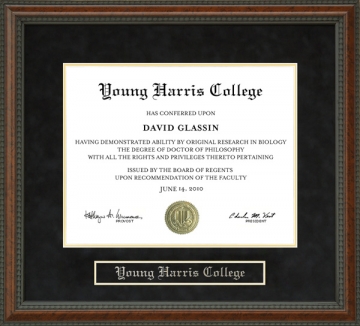 Young Harris College (YHC) (GA) Diploma Frames and Graduation Gifts by
