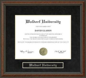 Waldorf University Diploma Frame