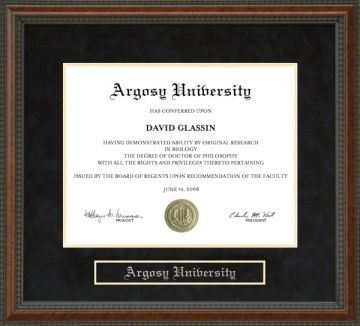 Argosy University Diploma Frame