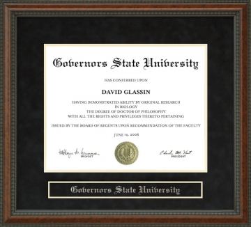 Governors State University (GSU) Diploma Frame