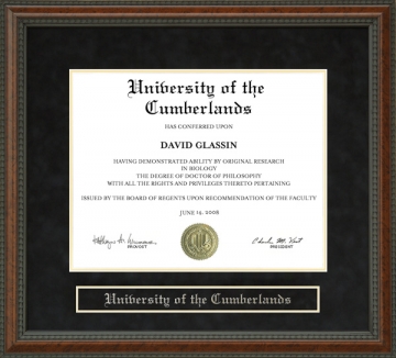 University of the Cumberlands (UC) Diploma Frame