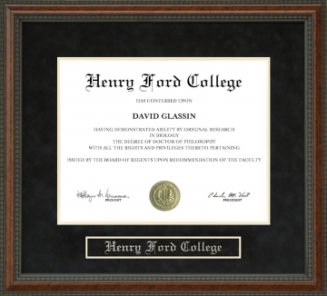 Henry Ford College (HFC) Diploma Frame