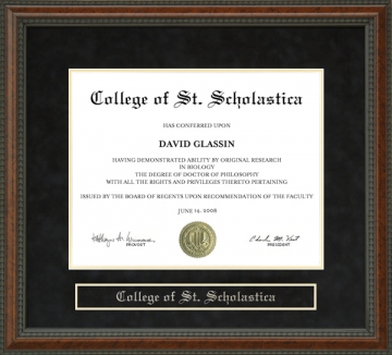 College of St. Scholastica (CSS) Diploma Frame