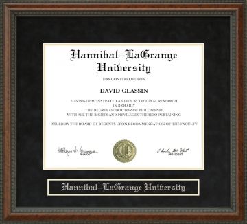 Hannibal-LaGrange University Diploma Frame