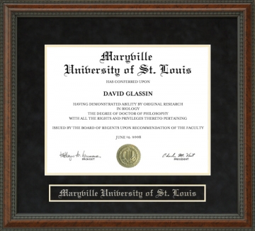 Maryville University of St. Louis Diploma Frame