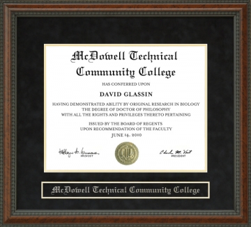 mcdowell college community ridge blue diploma technical nc frames frame wv wordyisms graduation