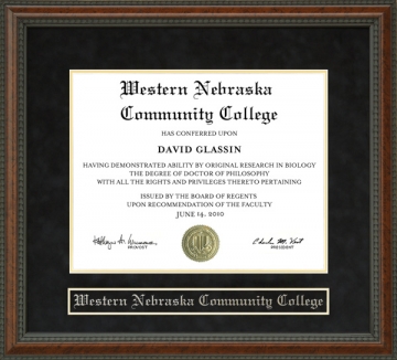 Western Nebraska Community College (WNCC) Diploma Frame