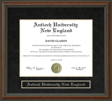 Antioch University New England Diploma Frame