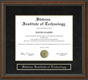 Stevens Institute of Technology Diploma Frame