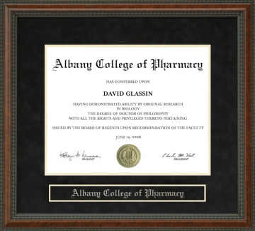 Albany College of Pharmacy (ACP) Diploma Frame