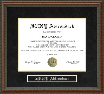 SUNY Adirondack Diploma Frame