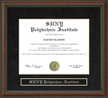 SUNY Polytechnic Institute Diploma Frame