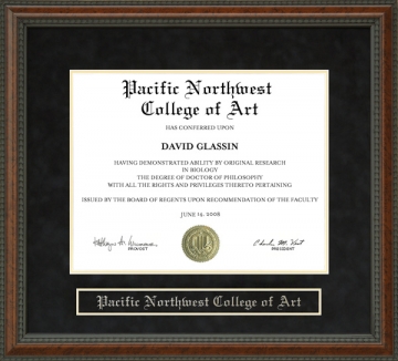 Pacific Northwest College of Art (PNCA) Diploma Frame