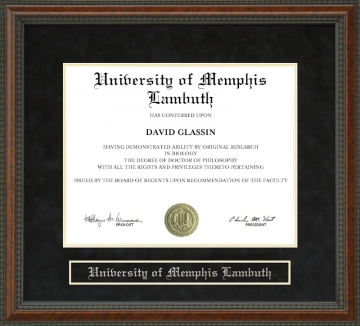 University of Memphis Lambuth Diploma Frame