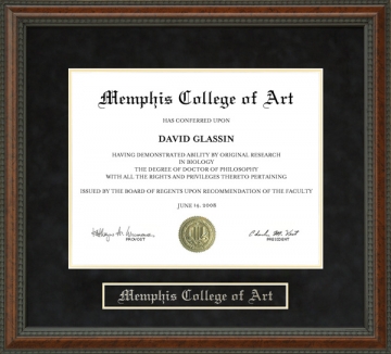 Memphis College of Art (MCA) Diploma Frame