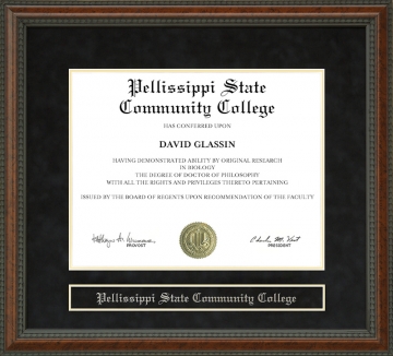 Pellissippi State Community College Diploma Frame