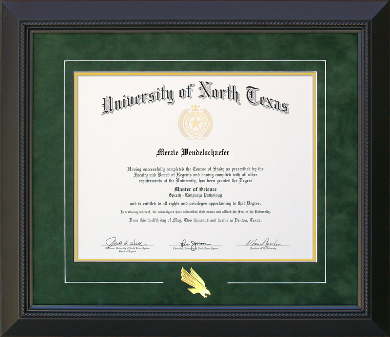 College and University Diploma Frames