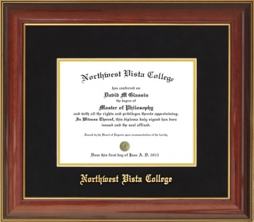 Northwest Vista College Diploma Frame